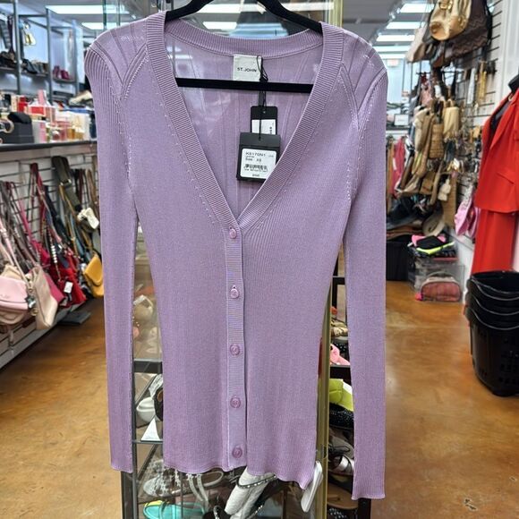 St john lavender cardigan - Picture 1 of 6